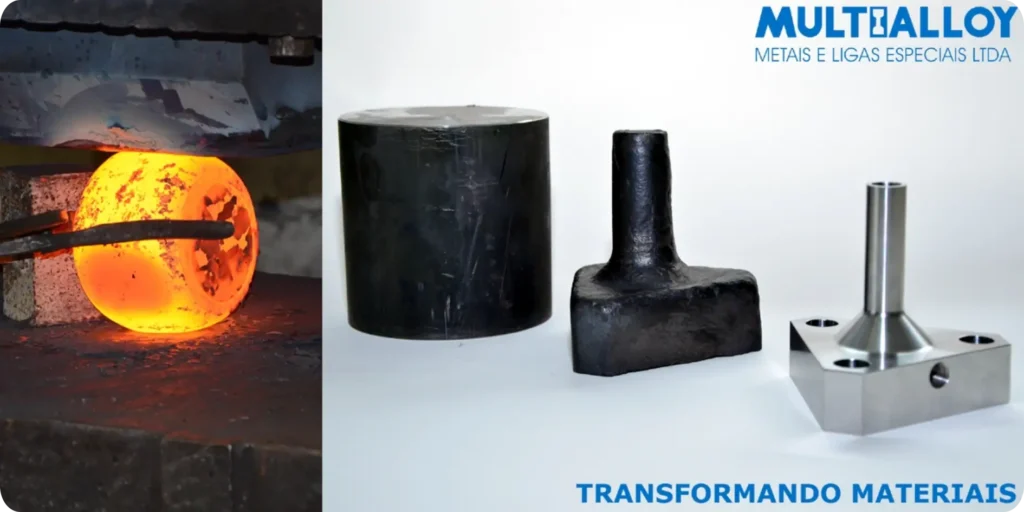 Flange Compacta Especial em Super Duplex Forjada em Matriz Fechada